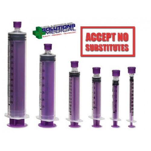 Enteral Purple Enfit Syringe Cap 100/box Male